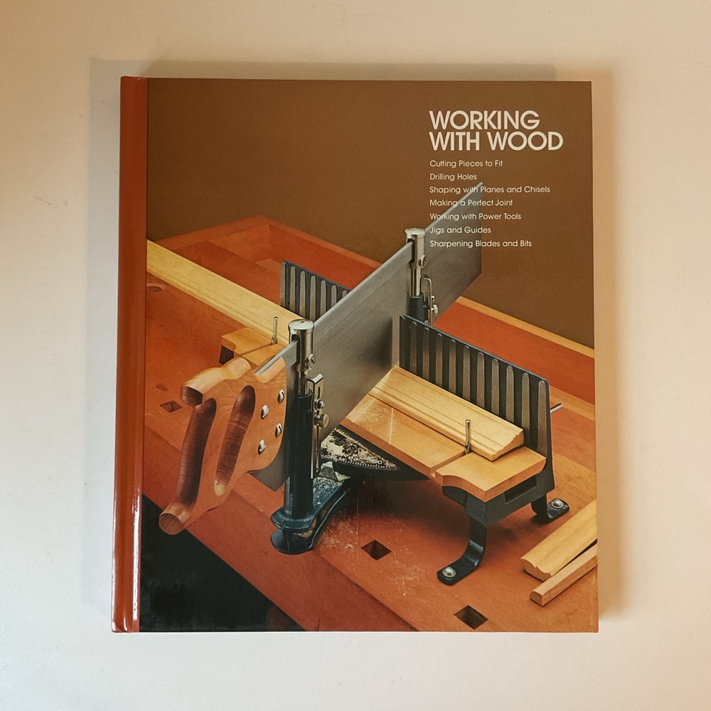 WORKING WITH WOOD Time-Life Books Home Repair and Improvement Vintage HC 1982